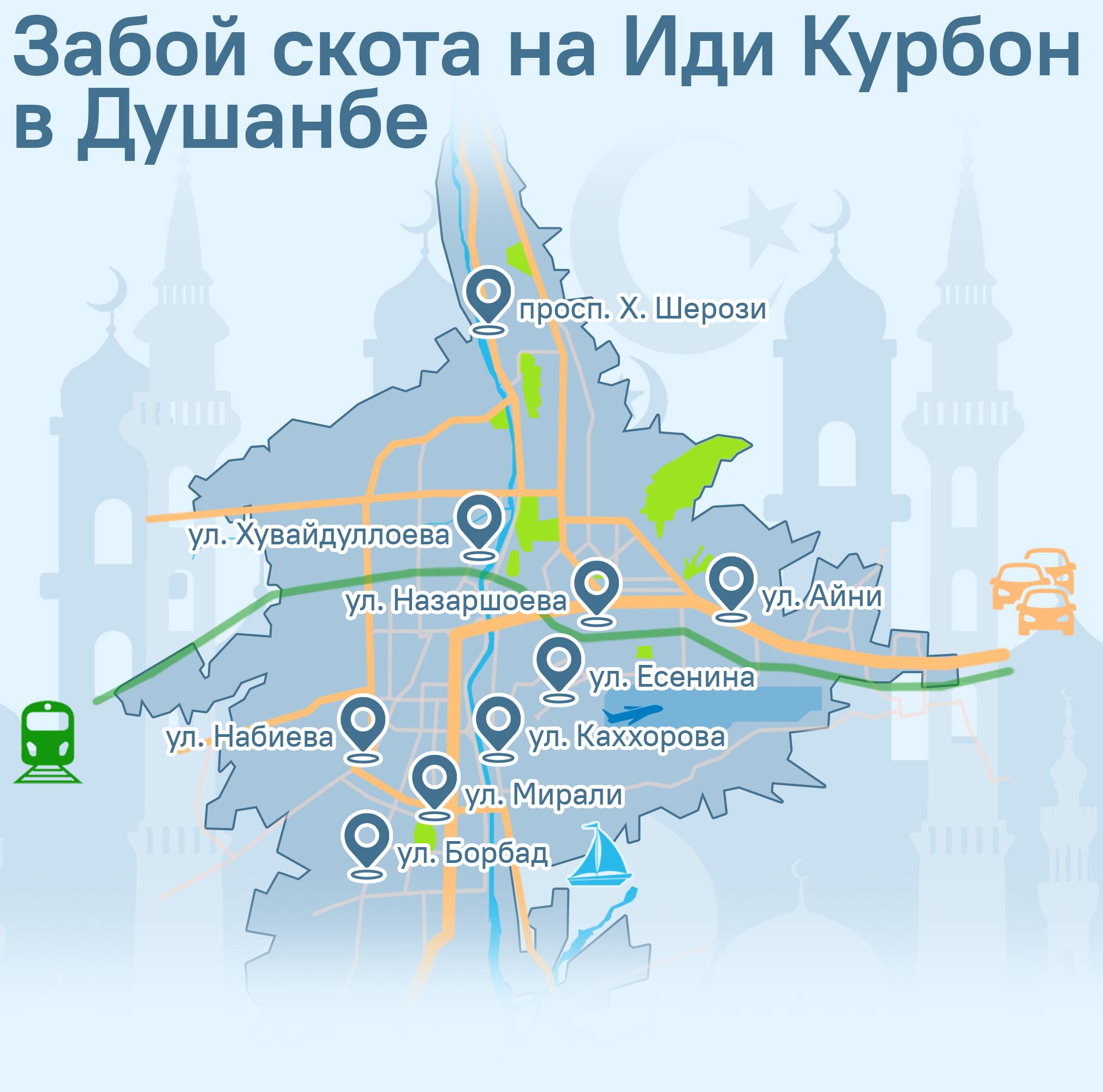 Забой скота на Иди Курбон в Душанбе - Sputnik Таджикистан