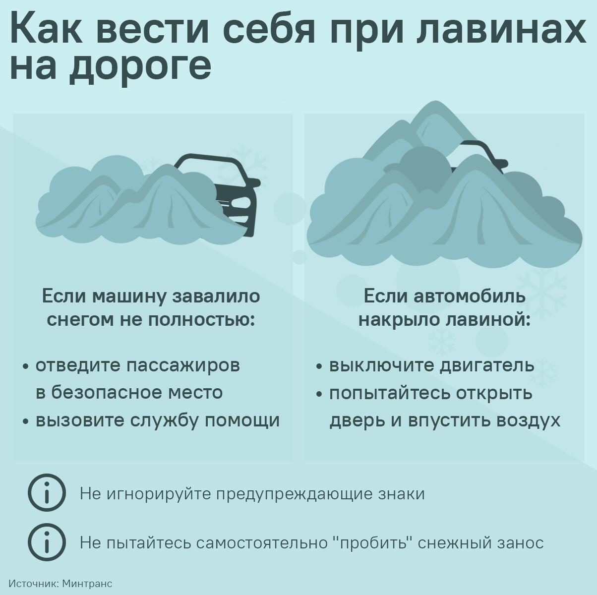 Как вести себя при лавинах на дороге - Sputnik Таджикистан