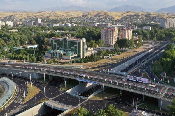Новая эстакада в Душанбе - Sputnik Тоҷикистон