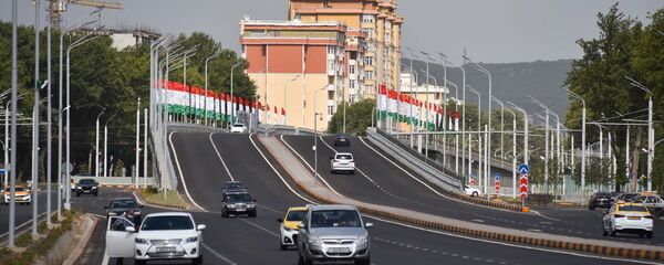 Новая эстакада в Душанбе - Sputnik Тоҷикистон
