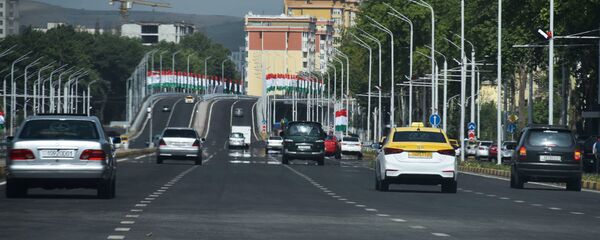 Новая эстакада в Душанбе Новая эстакада в Душанбе - Sputnik Тоҷикистон