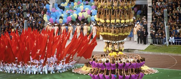 Торжественное открытие Олимпиады-80 в Москве  - Sputnik Таджикистан