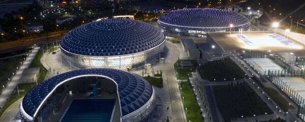 Открытие Дворца тенниса и водно-спортивного комплекса в Душанбе  - Sputnik Таджикистан