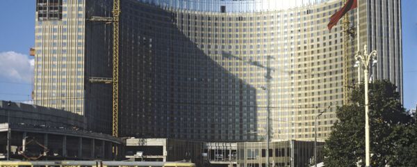 Строительство гостиницы Космос на проспекте Мира для туристов и болельщиков Олимпиады-80 - Sputnik Таджикистан