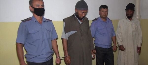 Задержанные граждане Афганистана - Sputnik Тоҷикистон