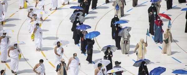 Мусульманские паломники во время хаджа - Sputnik Тоҷикистон