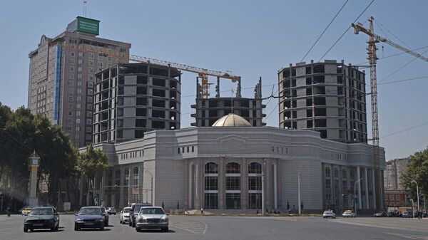 Строительство нового здания министерства связи - Sputnik Таджикистан
