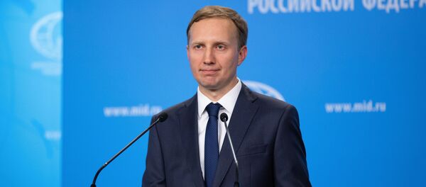 Заместитель директора департамента информации и печати МИД РФ Алексей Зайцев - Sputnik Тоҷикистон