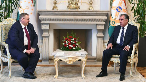 Эмомали Рахмон встретился с вице-премьером РФ Алексеем Оверчуком - Sputnik Таджикистан