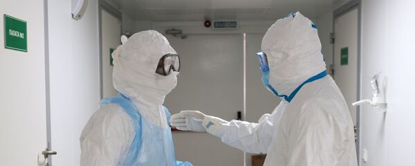 Городская клиническая инфекционная больница в Казахстане Городская клиническая инфекционная больница в Казахстане - Sputnik Тоҷикистон