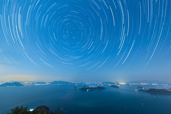 Звездное небо над Такамацу, Япония - Sputnik Таджикистан