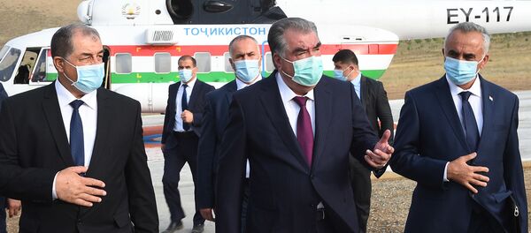 Визит Рахмона в ГБАО - Sputnik Тоҷикистон
