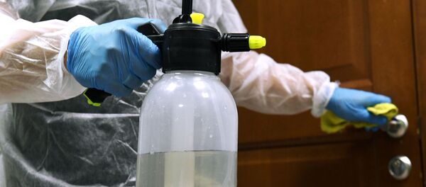 Дезинфекция помещений - Sputnik Тоҷикистон