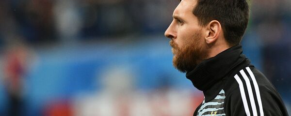 Нападающий Барселоны Лионель Месси  - Sputnik Тоҷикистон