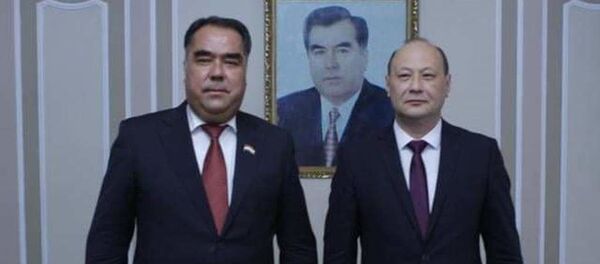 Ахмадзода и посол Қазахстана в РТ - Sputnik Тоҷикистон