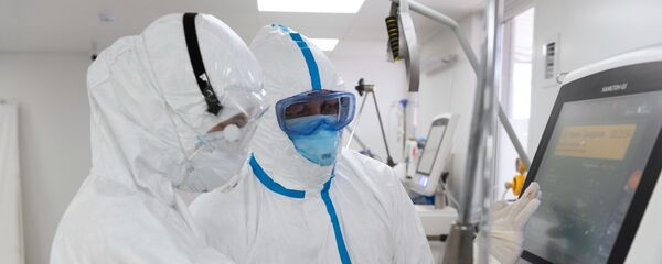 Городская клиническая инфекционная больница в Казахстане - Sputnik Тоҷикистон