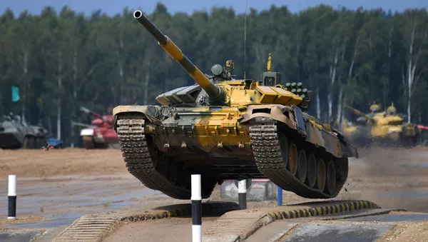 Танковый биатлон. Полуфинал: Конго, Лаос, Таджикистан  - Sputnik Тоҷикистон