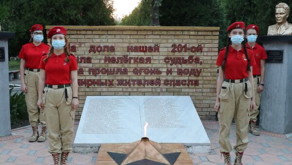 Российские юнармейцы в Таджикистане - Sputnik Таджикистан
