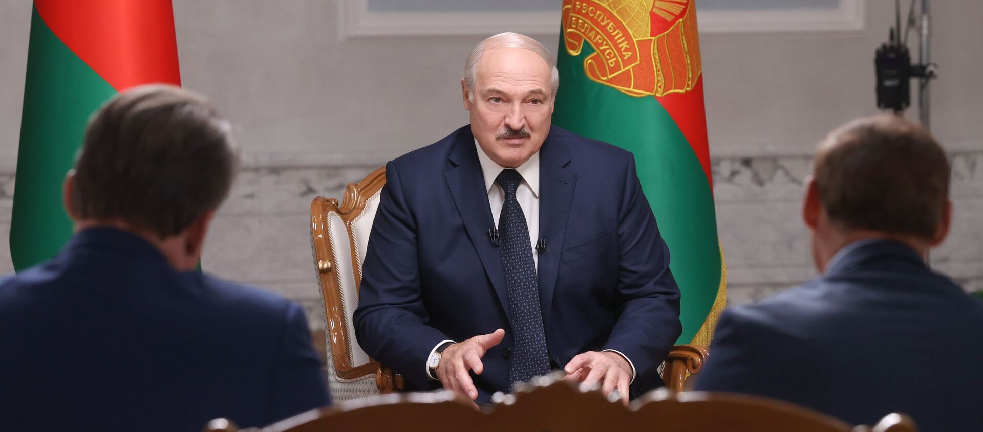 Президент Белоруссии А. Лукашенко дал интервью российским журналистам - Sputnik Таджикистан, 1920, 08.09.2020
