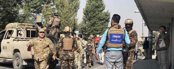 Место покушения на вице-президента Афганистана в Кабуле Место покушения на вице-президента Афганистана в Кабуле - Sputnik Таджикистан