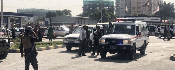 Место покушения на вице-президента Афганистана в Кабуле - Sputnik Таджикистан