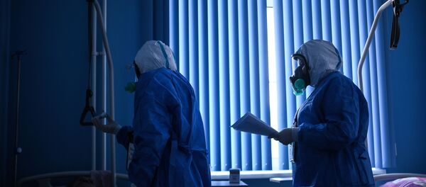 Госпиталь COVID-19 в ЦИТО им. Н. Н. Приорова - Sputnik Таджикистан