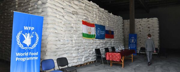 Россия и Всемирная продовольственная программа ООН передали Таджикистану 3 тыс. тонн муки.  - Sputnik Тоҷикистон