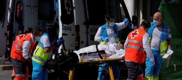 Пациент с коронавирусом - Sputnik Таджикистан