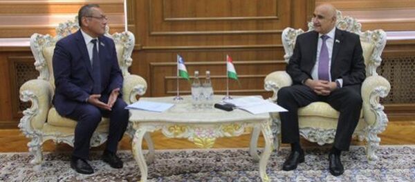 Встреча Махмадтоира Зокирзода с Улугбеком Иноятовым - Sputnik Тоҷикистон