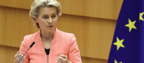 Председатель Еврокомиссии Урсула фон дер Ляйен Председатель Еврокомиссии Урсула фон дер Ляйен - Sputnik Таджикистан