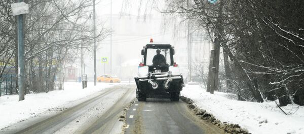 Снег в Москве - Sputnik Таджикистан
