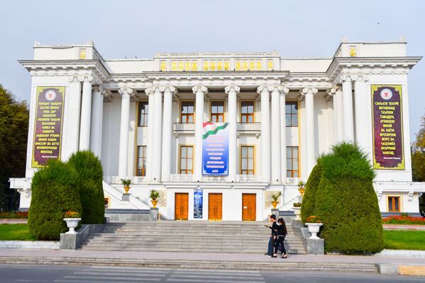 Предвыборное оформление города Душанбе - Sputnik Таджикистан