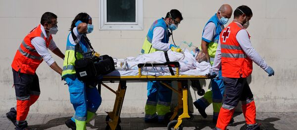 Пациент с коронавирусом - Sputnik Таджикистан