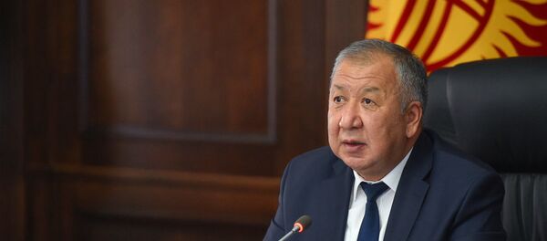 Премьер-министр Кубатбек Боронов Премьер-министр Кубатбек Боронов - Sputnik Тоҷикистон