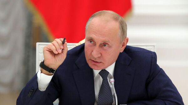 Президент РФ В. Путин - Sputnik Таджикистан