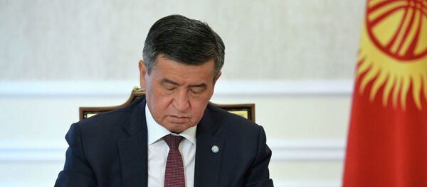 Президент Кыргызстана Сооронбай Жээнбеков Президент Кыргызстана Сооронбай Жээнбеков - Sputnik Тоҷикистон
