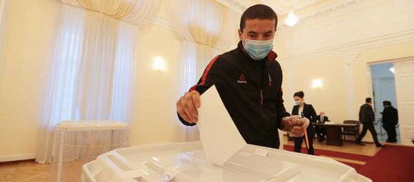 Выборы президента в посольстве Таджикистана в Москве Выборы президента в посольстве Таджикистана в Москве - Sputnik Таджикистан