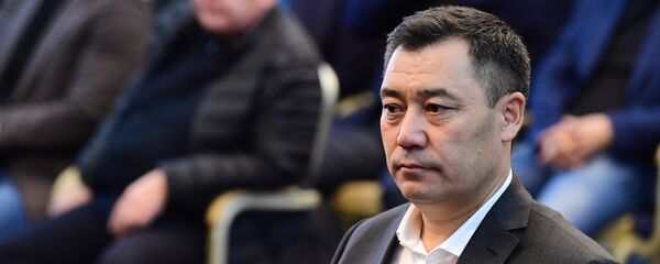 Новоизбранный премьер-министр Садыр Жапаров Новоизбранный премьер-министр Садыр Жапаров - Sputnik Тоҷикистон