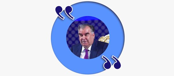 Говорит президент - Sputnik Таджикистан