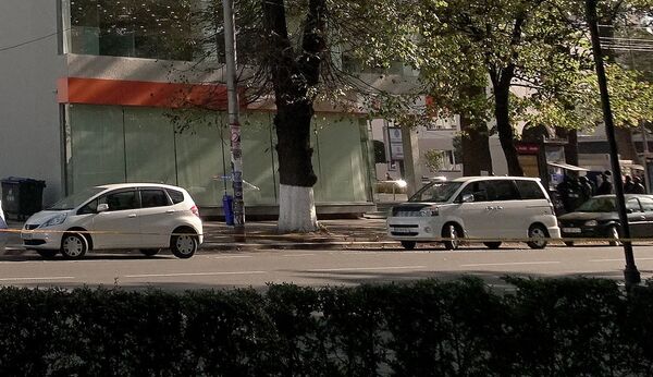 Филиал Банка Грузии в центре Зугдиди, где вооруженный мужчина захватил заложников - Sputnik Таджикистан