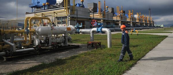 Высокогорная газокомпрессорная станция Воловец в Закарпатской области Высокогорная газокомпрессорная станция Воловец в Закарпатской области - Sputnik Таджикистан