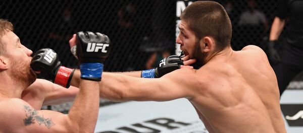 Хабиб Нурмагомедов защитил титул чемпиона UFC в легком весе - Sputnik Тоҷикистон