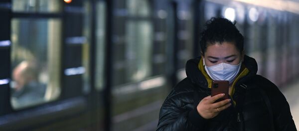 Масочный режим в Москве Масочный режим в Москве - Sputnik Таджикистан