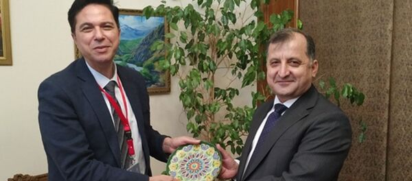 Мулоқоти Заробиддин Қосимӣ, сафири Тоҷикистон дар Миср бо муовини вазири корҳои хориҷии Миср, Ториқ Ал-Васимӣ  - Sputnik Тоҷикистон