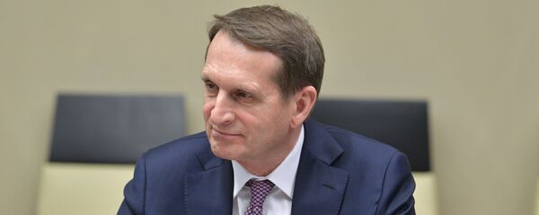 Директор Службы внешней разведки РФ Сергей Нарышкин Директор Службы внешней разведки РФ Сергей Нарышкин - Sputnik Тоҷикистон