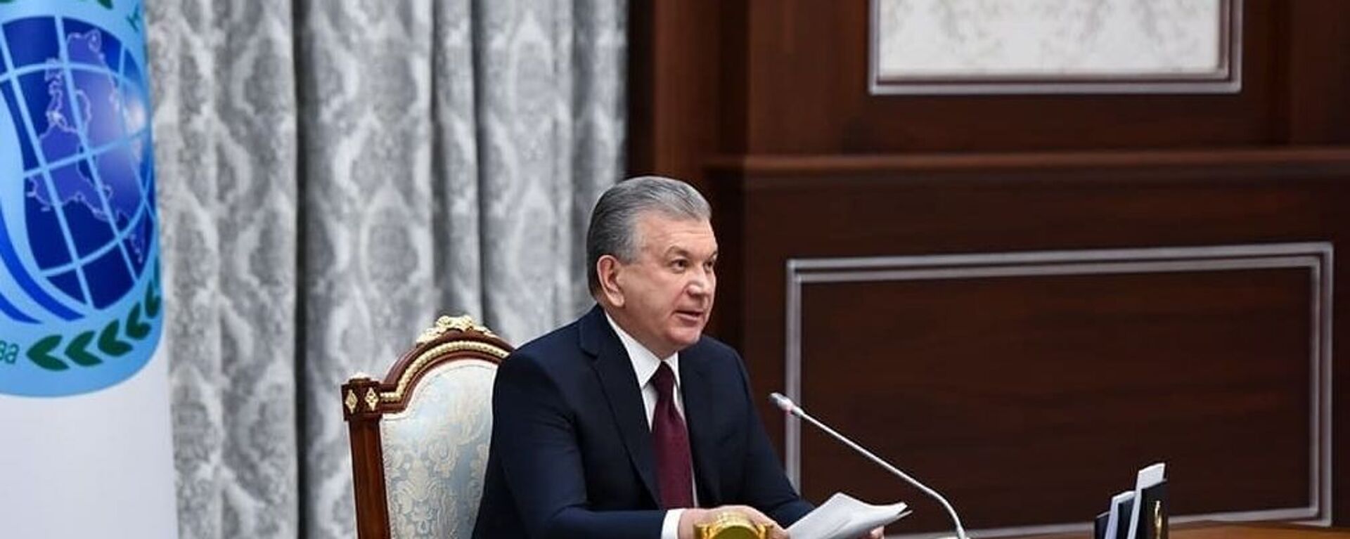 Президент Узбекистана Шавкат Мирзиеев - Sputnik Таджикистан, 1920, 14.04.2021