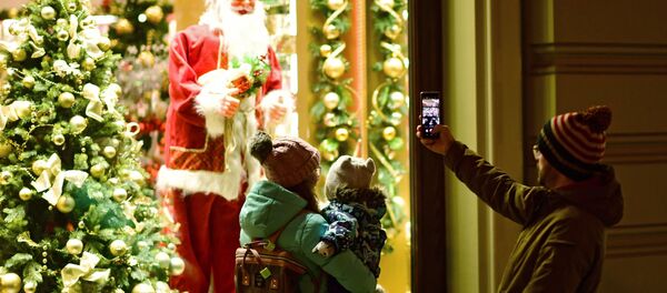 Новогоднее оформление Никольской улицы - Sputnik Тоҷикистон