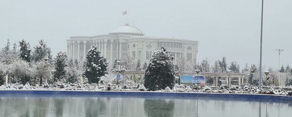 Первый снег в Душанбе - Sputnik Тоҷикистон