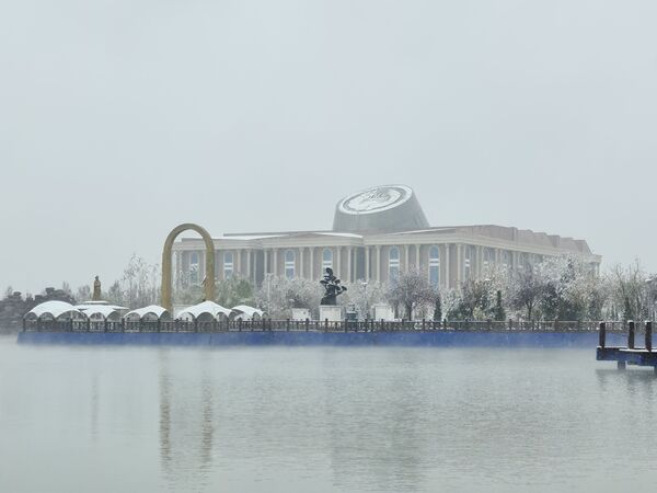Первый снег в Душанбе - Sputnik Таджикистан