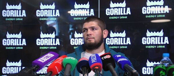 Пресс-конференция чемпиона UFC Х. Нурмагомедова  - Sputnik Таджикистан
